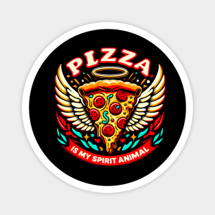My Pizza Is my Spirit Animal Funny pizza lover Magnet